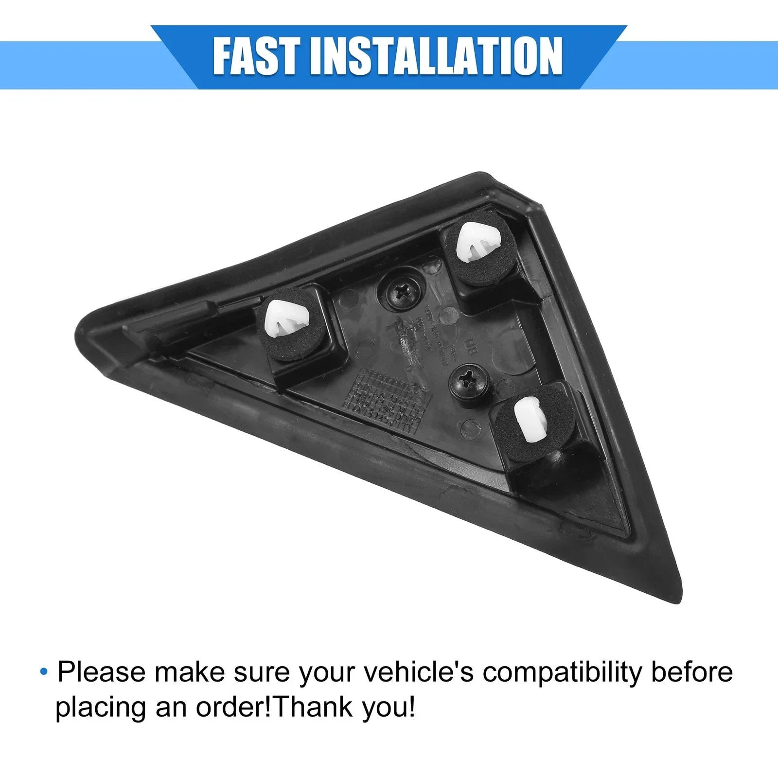 Right Mirror Corner Triangle Fender Cover for Hyundai Santa Fe (2013-2018)