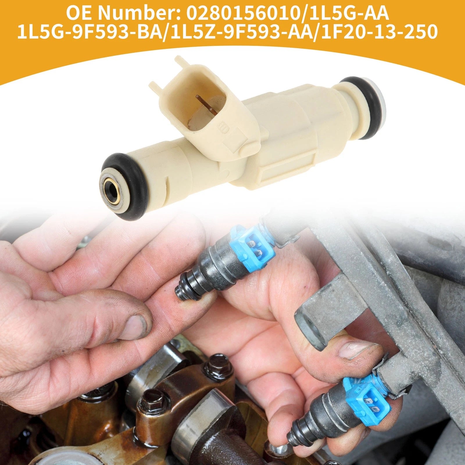 1 Pc Fuel Injector No.0280156010 for Ford Ranger (2001–2003)