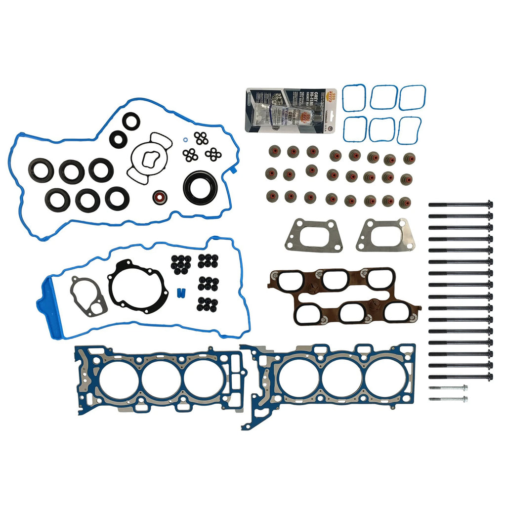 Set of 10 Head Gasket Bolts for Cadillac CTS, Chevrolet Equinox, GMC (2003–2019)