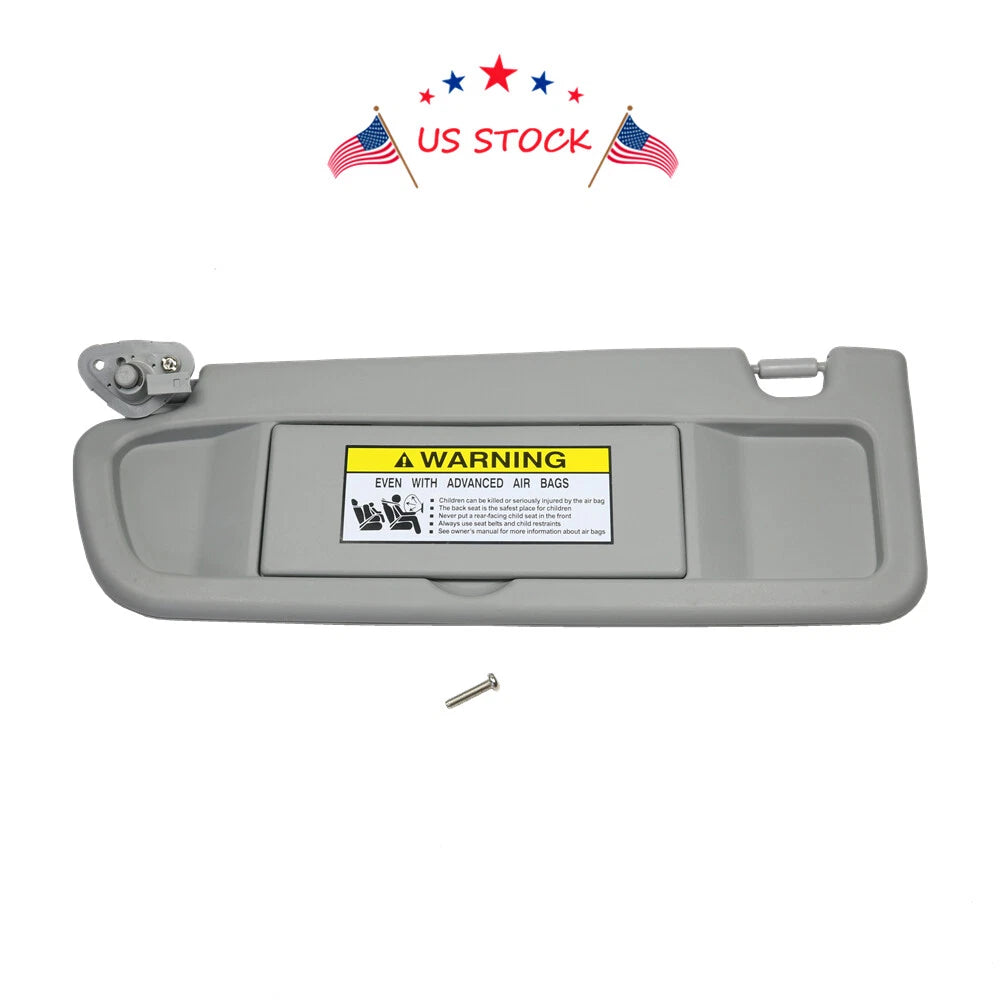 Driver Left Sun Visor for Honda Civic (2006–2011) Light Gray