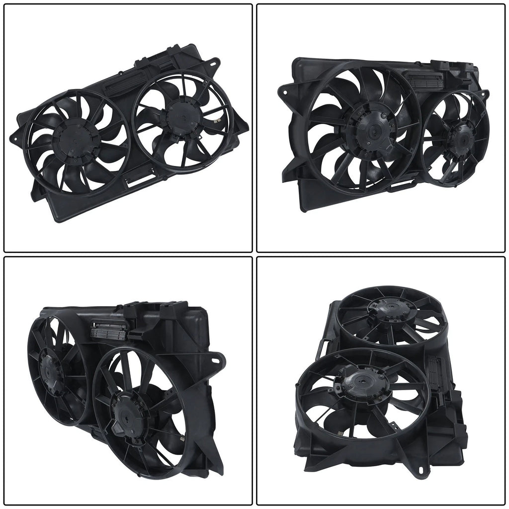 Dual Radiator Cooling Fan with Shroud for Ford Mustang (2015–2022)