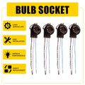 4X 3157 4157 Bulb Socket Pigtail Harness for Turn Signal Brake Light