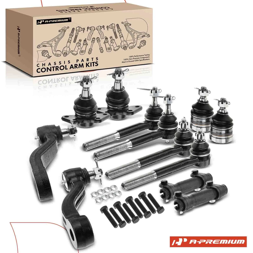 Set of 12 Inner & Outer Tie Rod Ends for Chevrolet Tahoe GMC Yukon (1995–1999)