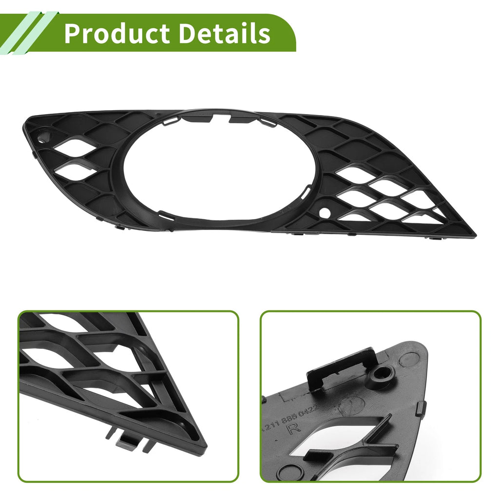 Fog Light Grill for Mercedes-Benz E-Class (2003–2009) No. 2118850422