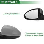 3-Pin Left Driver Side Door Mirror for Chevrolet Cruze (2011–2015)