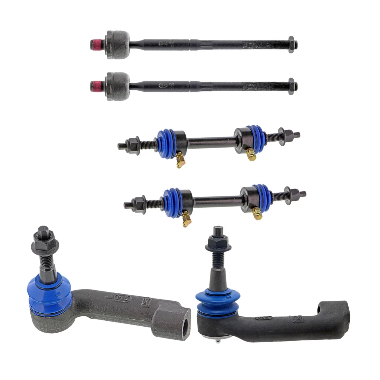 Set of 4 Mevotech Supreme Tie Rod Ends & Sway Bar Link Kit for F150 (2004–2023)