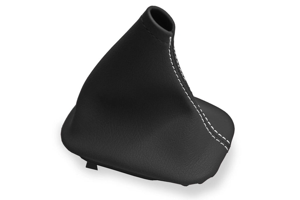 Leather Manual Shift Boot Cover for BMW E28 (1982–1988) White Stitch