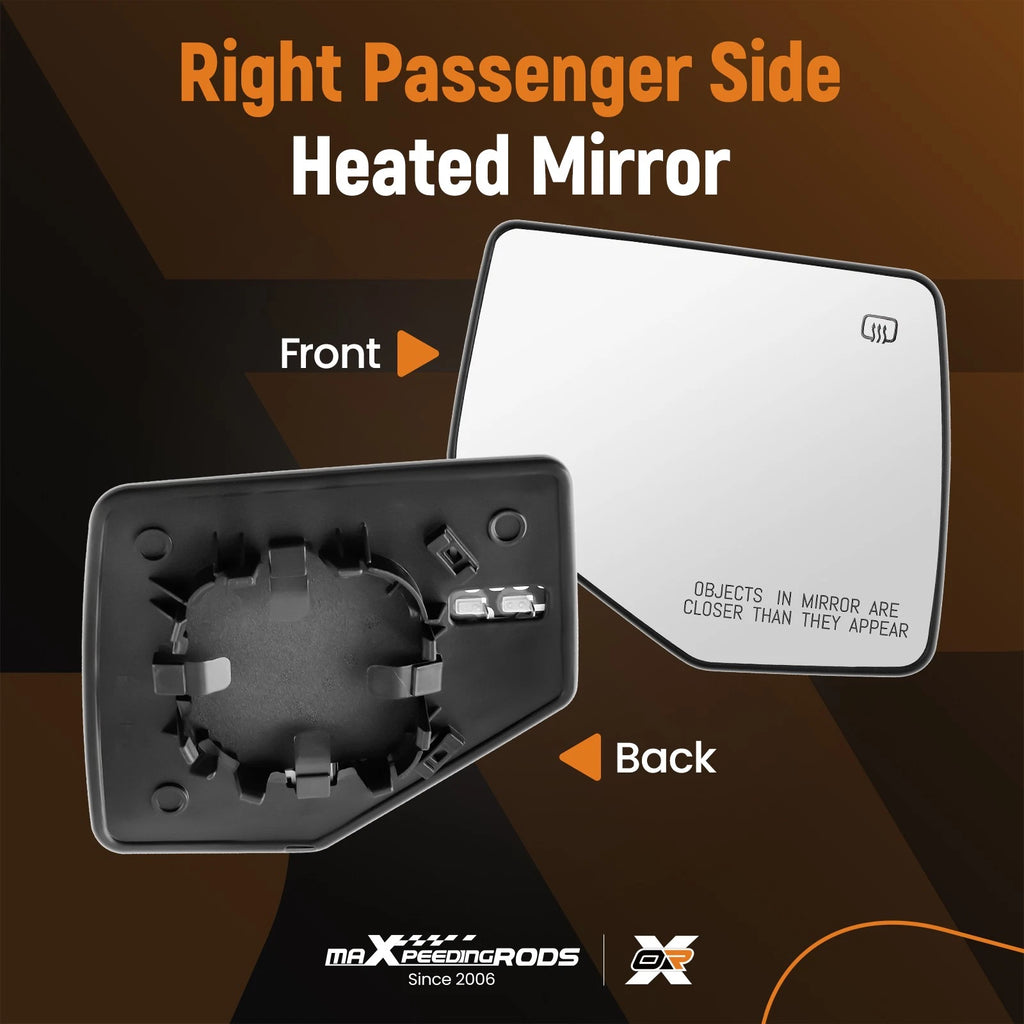 Heated Passenger Right Side Mirror Glass for Ford Explorer Ranger Mountaineer (1991–2001)