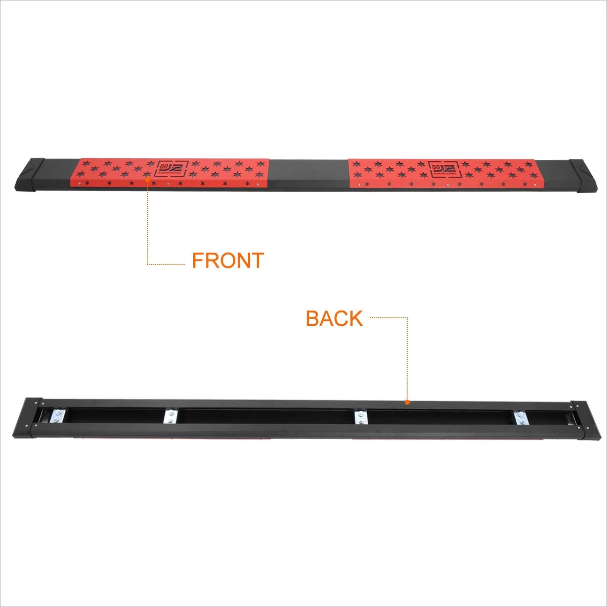 J2 Powdercoated 6" Side Step Running Boards for Silverado/Sierra (2007–2019)
