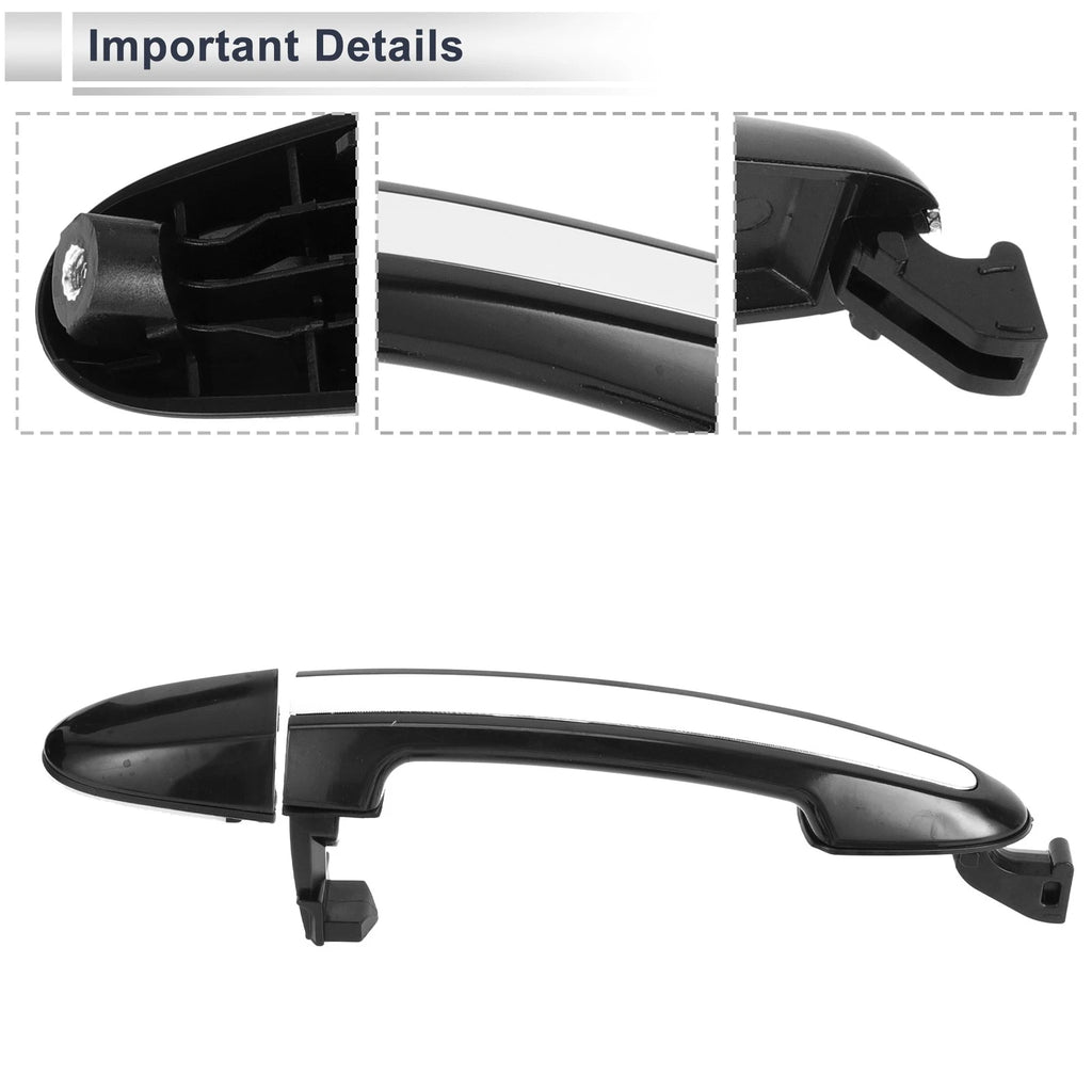 Front Left Right Door Handles for Hyundai Santa Fe (2007–2012)