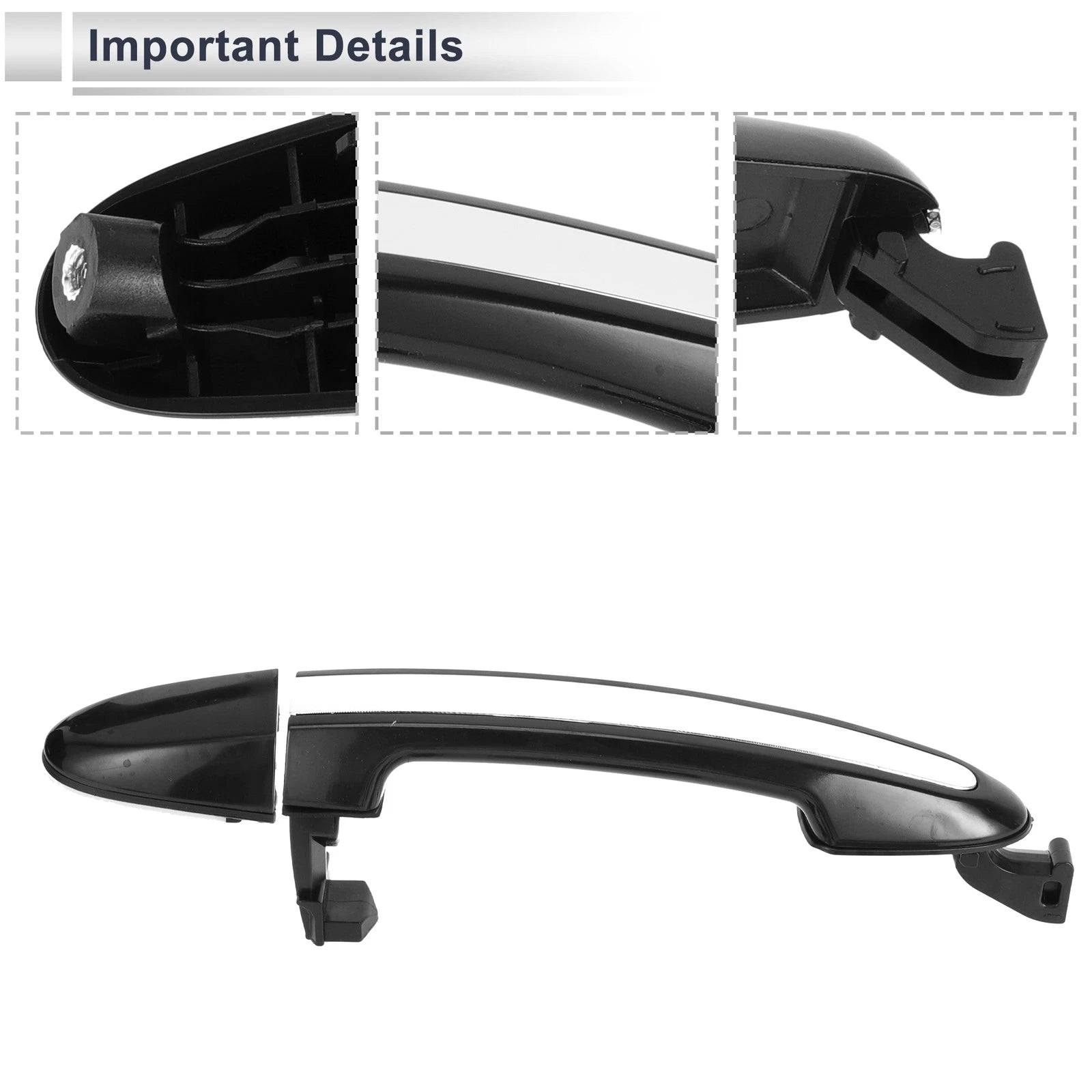 Front Left Right Door Handles for Hyundai Santa Fe (2007–2012)