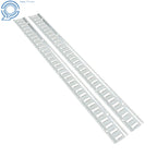 Set of 24 Ratchet Straps with Steel Rails and O-Rings