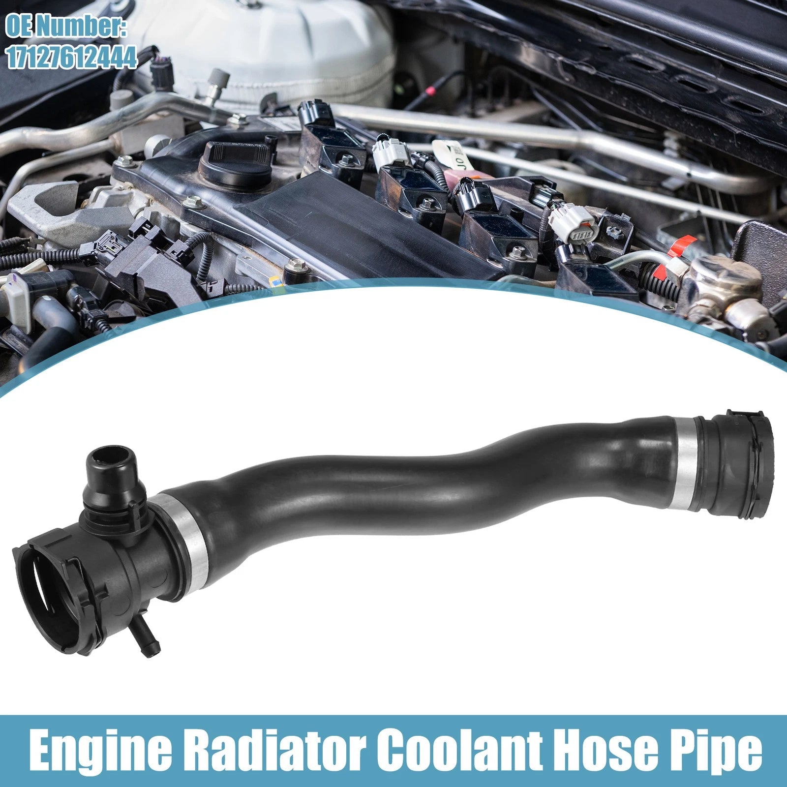 Engine Radiator Coolant Heater Hose for BMW Z4 SDrive28i (2009–2016) No. 17127612444