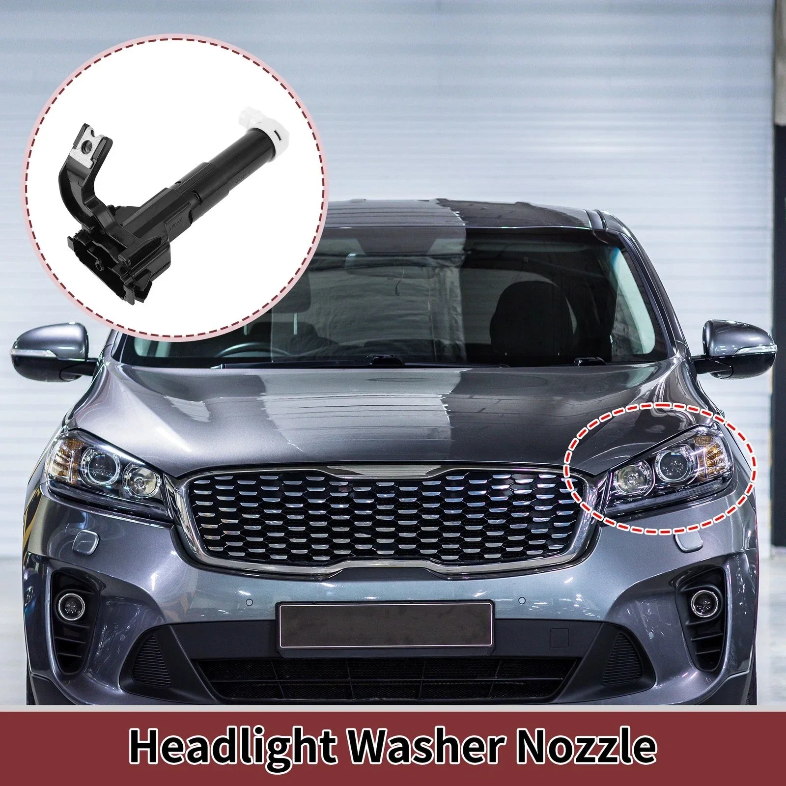 Front Driver Side Headlight Washer Nozzle for Lexus LX570 (2008-2021)
