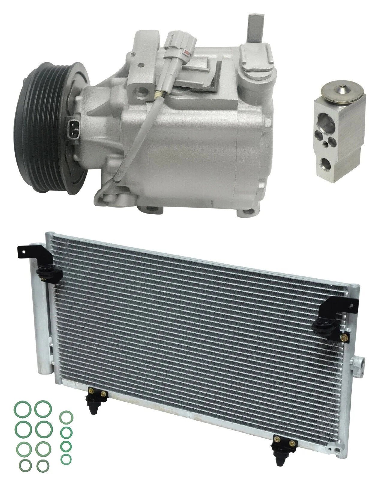 AC Compressor Kit With Condenser for Subaru Outback 3.0L (2007–2007)