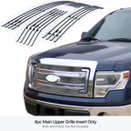 Stainless Chrome Billet Grille Insert for Ford F-150 (2013-2014)