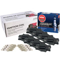 Set of 8 Ignition Coils & NGK IridiumIX Spark Plugs for Buick Cadillac Chevy