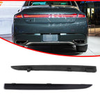 2X Smoked Lens Bumper Reflectors for Lincoln MKZ (2013–2020)