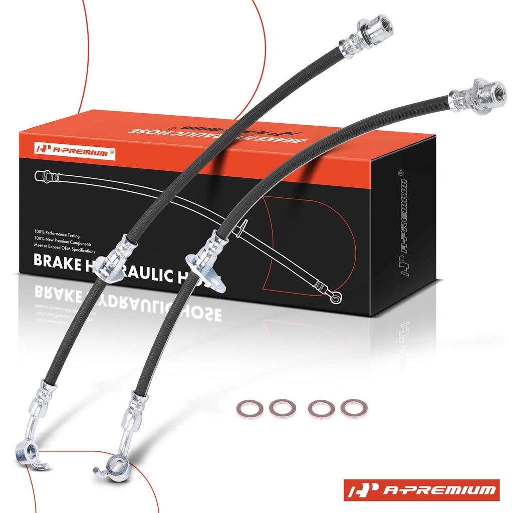 2X Rear Brake Hydraulic Hose for Honda CR-Z (2016)