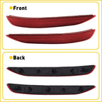 Bumper Reflectors for Chevrolet Equinox (2018–2022) RED2