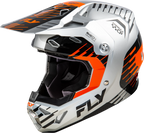 Fly Racing Formula CP Slice Helmet for Offroad (Small, Grey/Orange/Black)