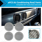 4PCS Air Conditioning Roof Vents for Toyota Hiace (2005–2018)