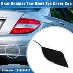 Tow Hook Eye Hole Cap for Mercedes-Benz C300 (2008–2011) Black