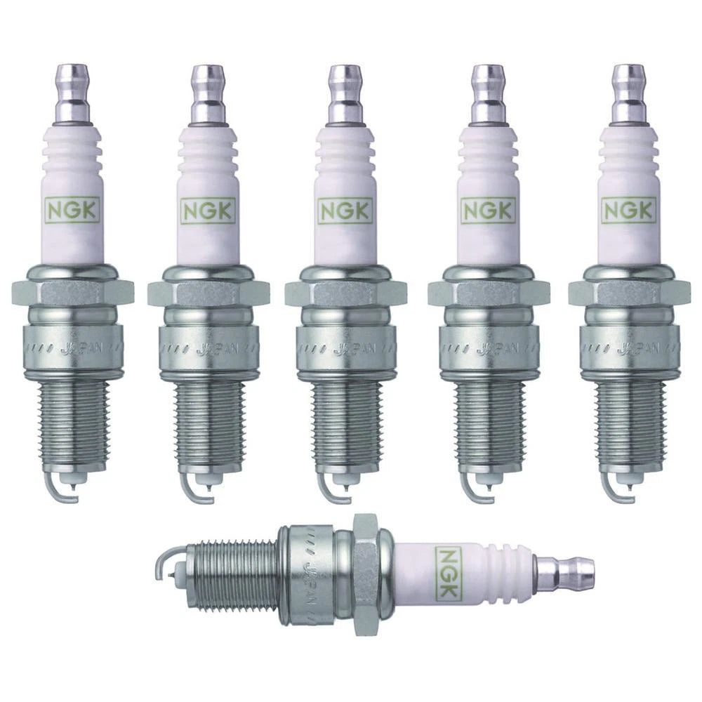 NGK G-Power Platinum Spark Plug Set (6 Pieces) (Gap 0.040) for