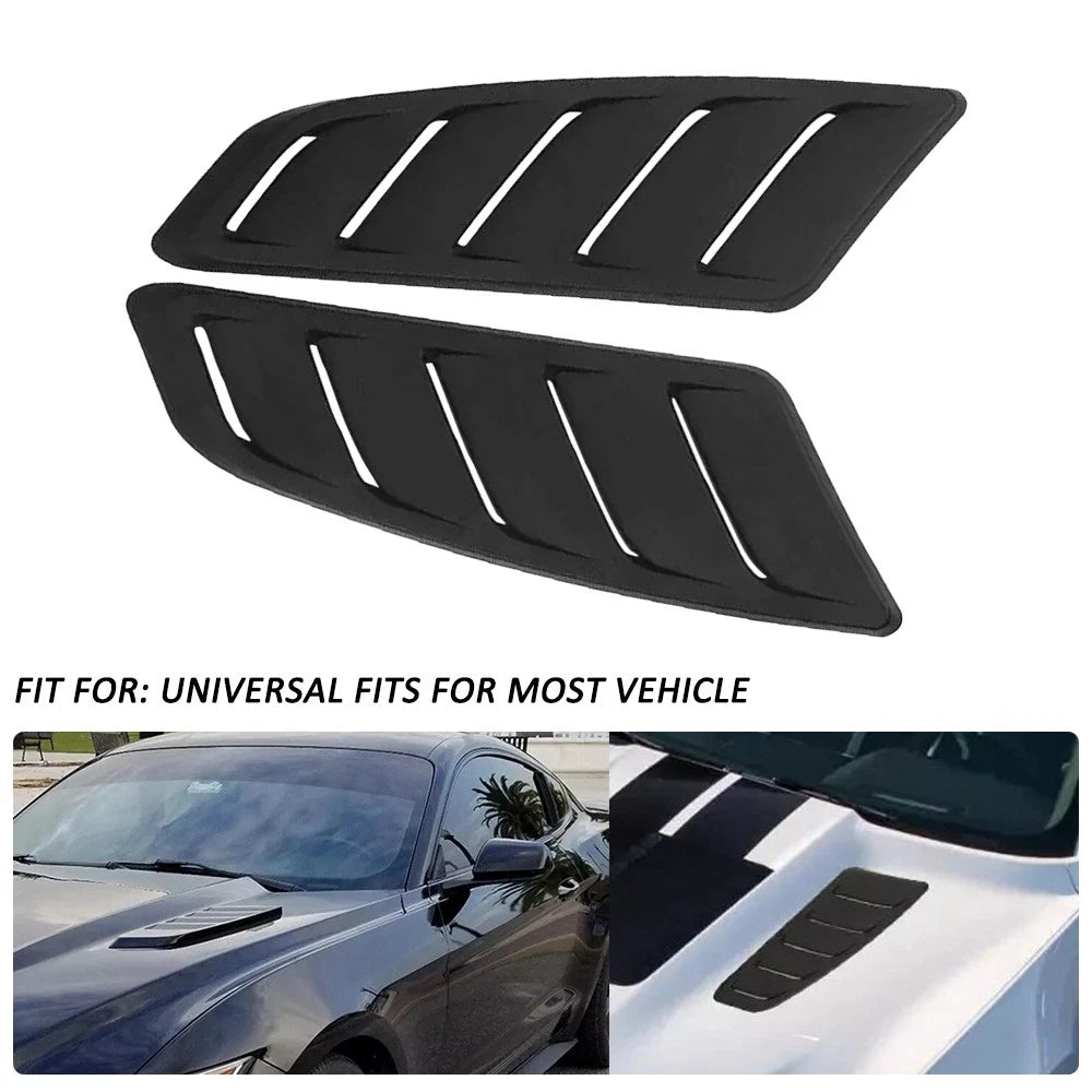 Matte Black Hood Air Vent Cover Scoop for Ford F-150 (2009–2024) EXV