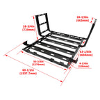 Roof Rack Luggage Carrier Basket for Jeep Wrangler JK (2007–2018) + 2 Side Ladders