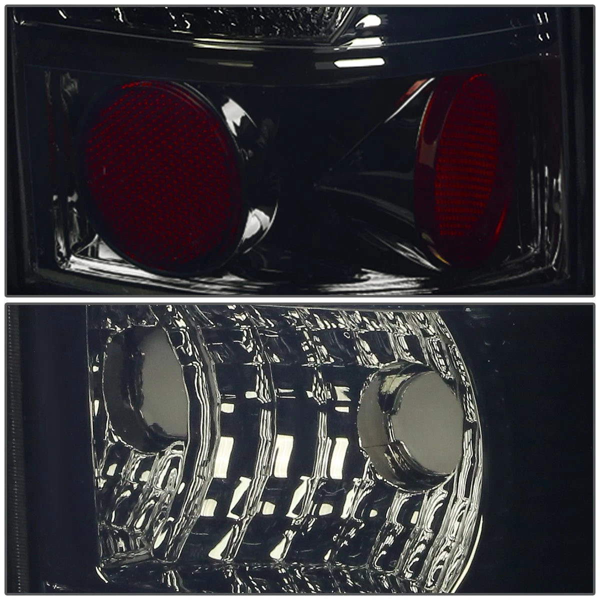 LED C-Tube Tail Brake Light Lamp Smoked for Silverado Sierra 1500 2500 (1999–2003)