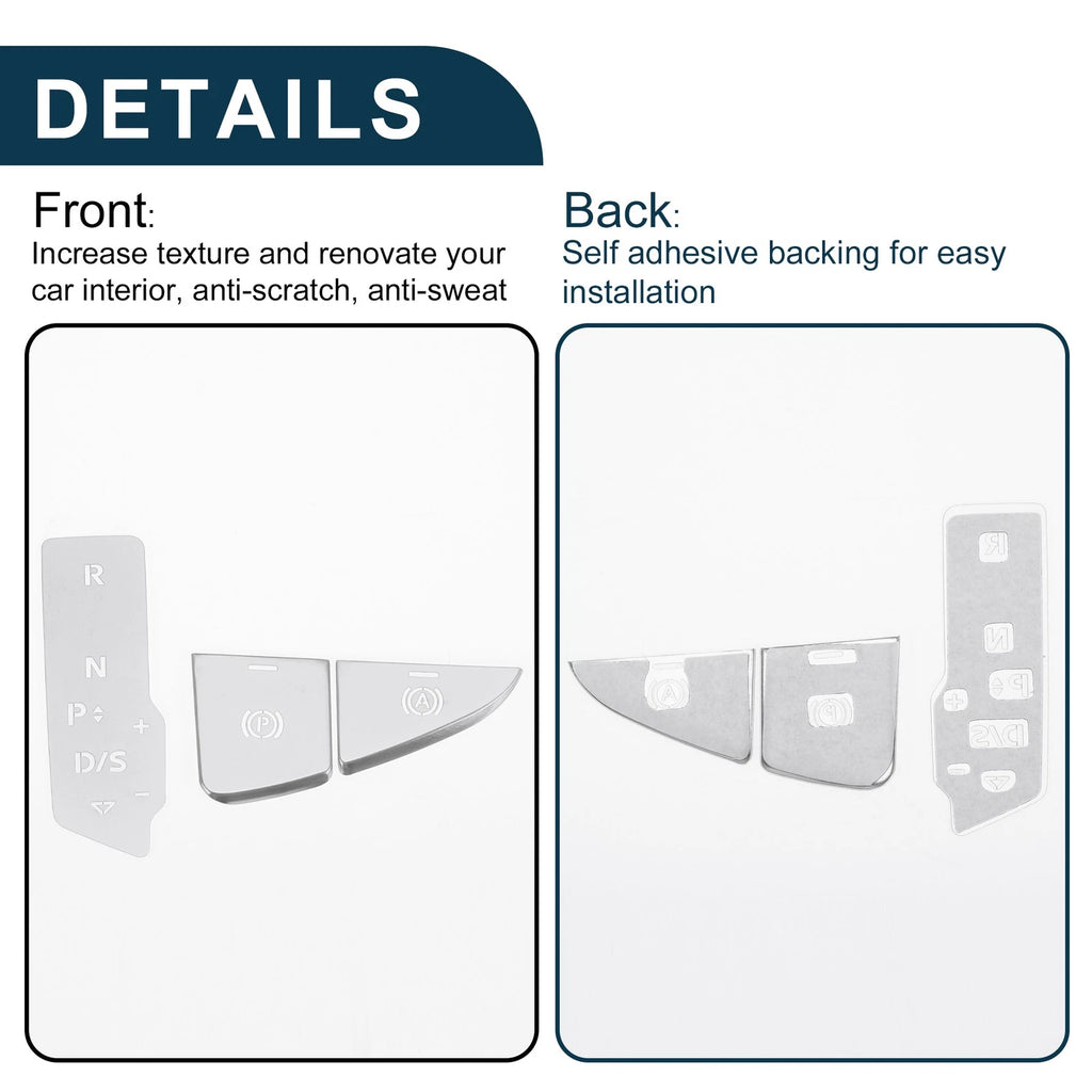 Set of 1 Gear Shift Handbrake Panel Button Switch Cover for Audi A5 A4L (2008–2016)