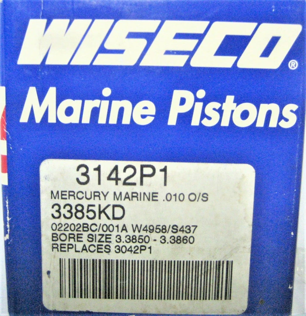 Wiseco 3142P1 Piston Kit for Mercury Outboard (Boat)