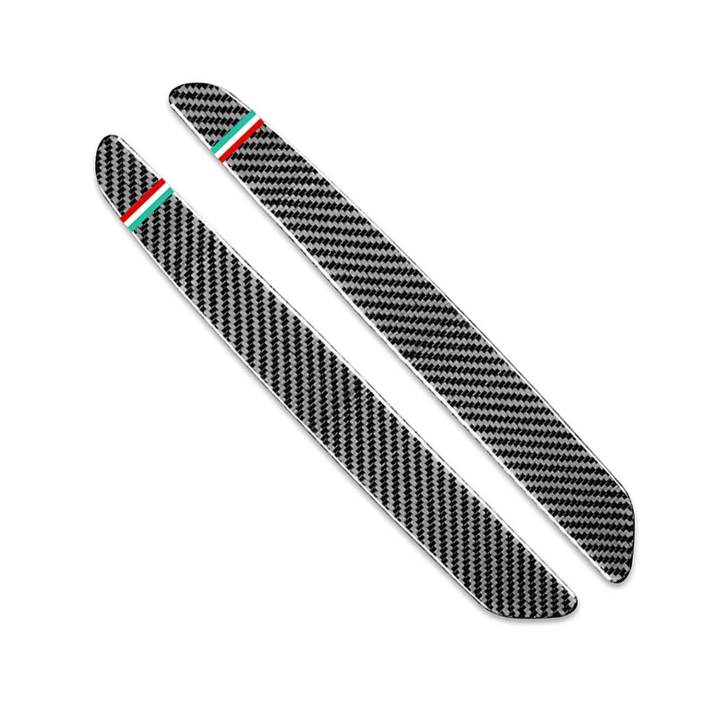 2X Door Sill Scuff Guard Plate Cover Trim for Alfa Romeo Giulia (2015–2019)