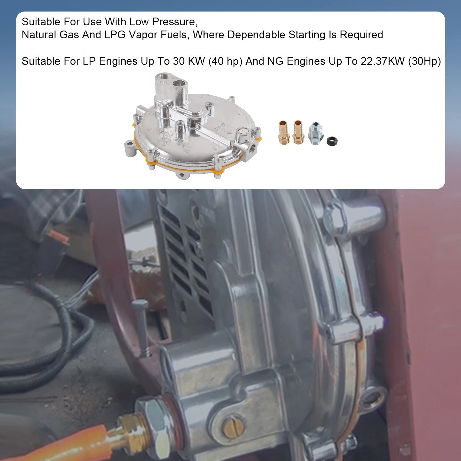Low Pressure Regulator for Garretson Style Kn (039-122)