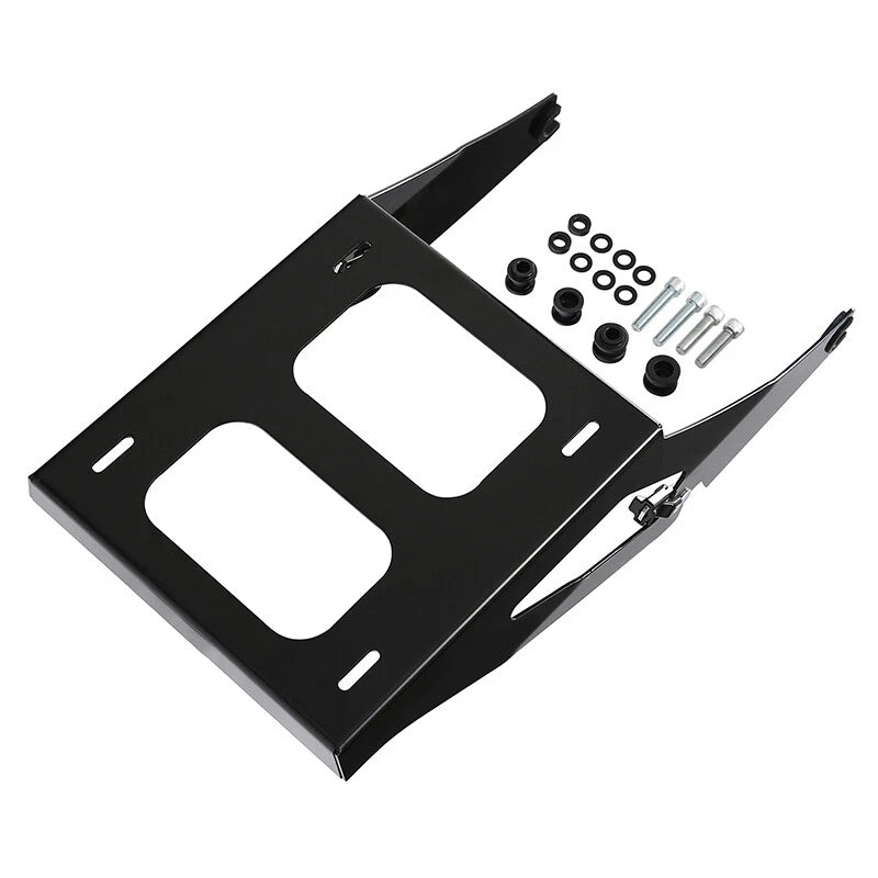 Chrome/Black Mounting Rack for Harley Softail Sport Glide FLSB (2018–2022)