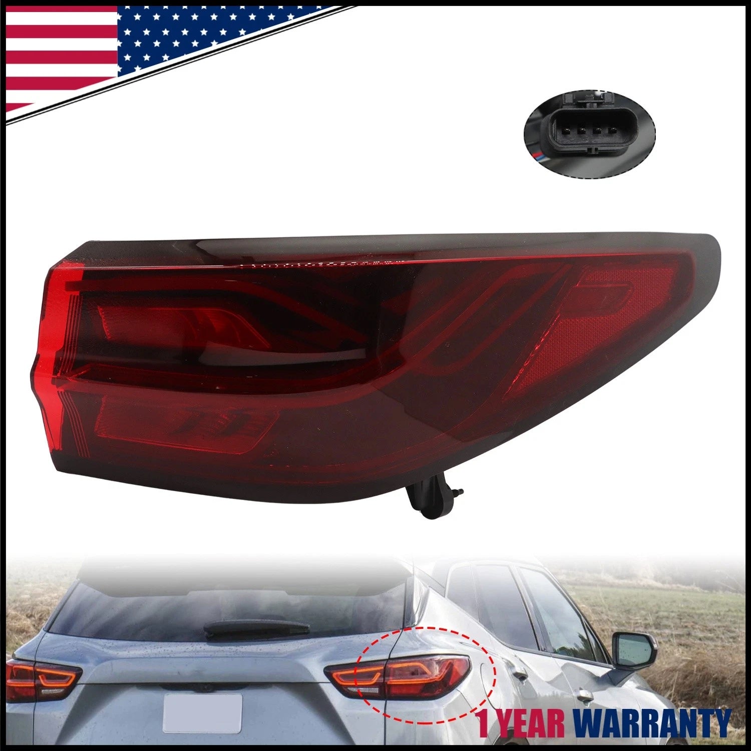 LED Tail Light for Chevy Blazer (2023–2026) Right Passenger 86508679