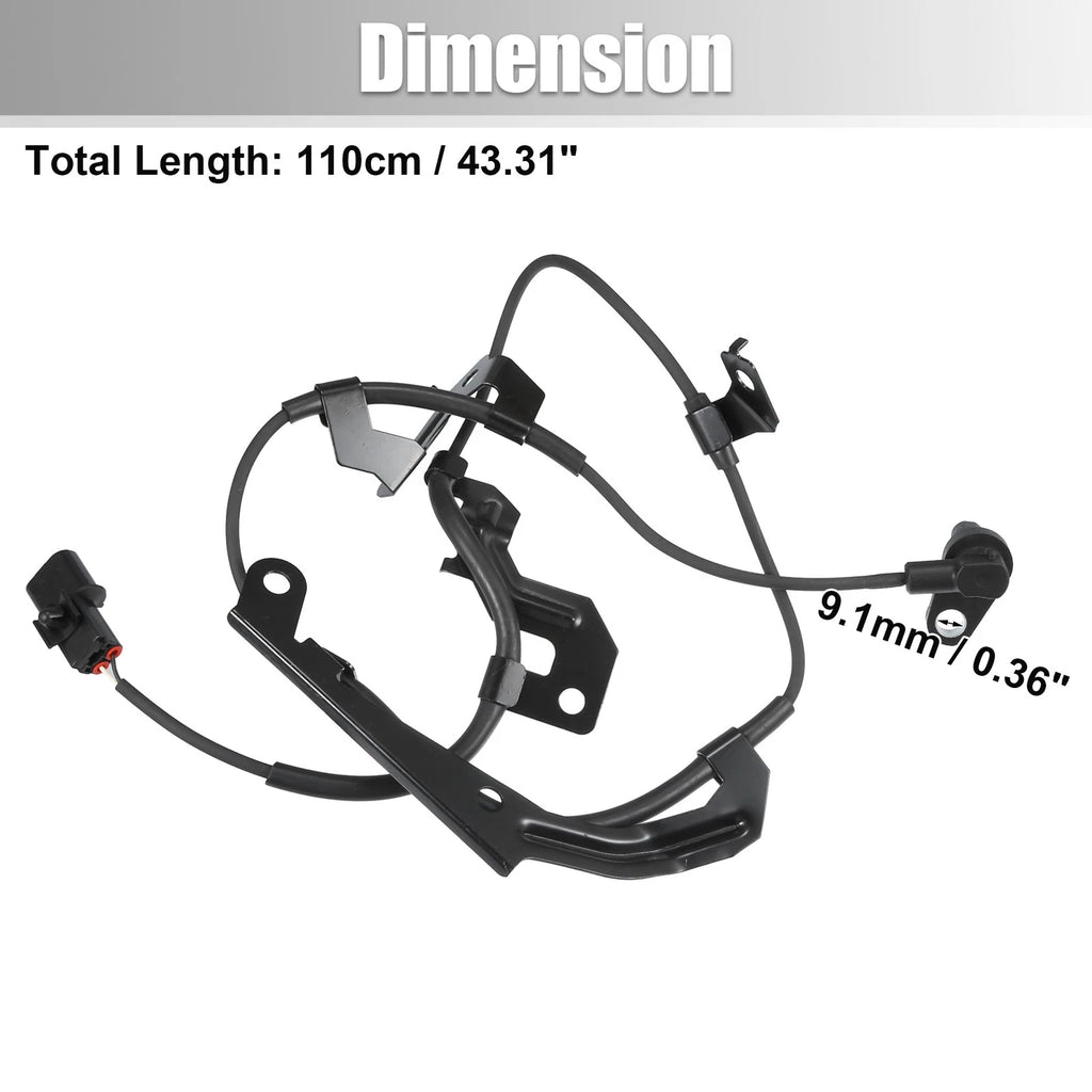 Front Right ABS Speed Sensor for Mitsubishi L200 (2012–2015) No.4670A596