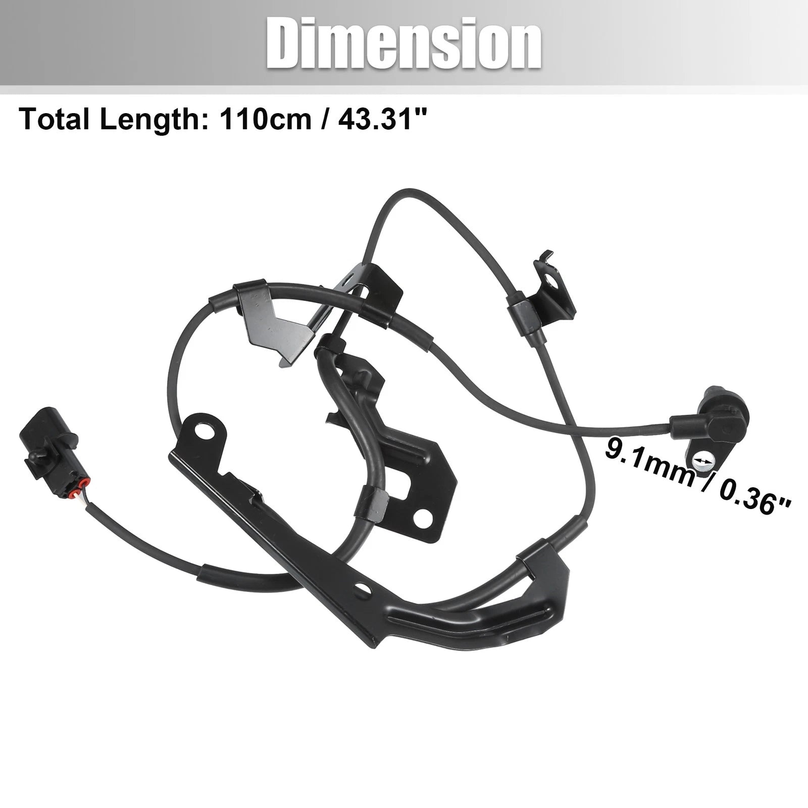 Front Right ABS Speed Sensor for Mitsubishi L200 (2012–2015) No.4670A596