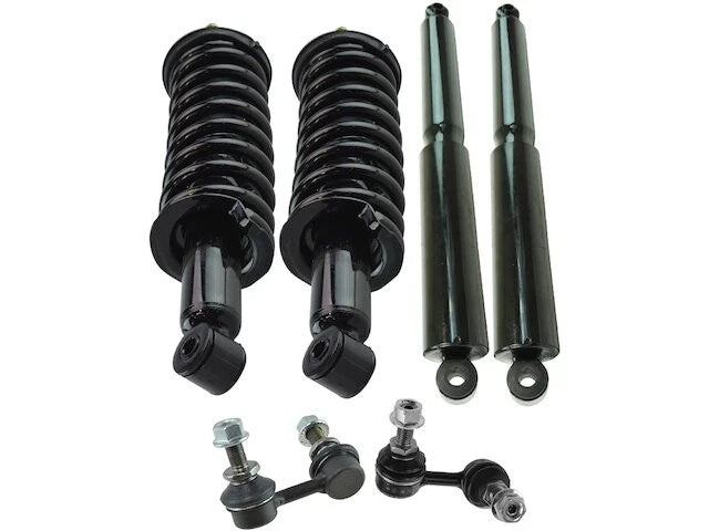 Front and Rear Shock Coil Spring Sway Bar Link Kit for Suzuki Equator (2009–2012)
