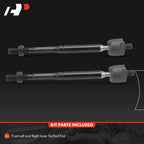 2X Front Inner Tie Rod End for Honda Fit (2015-2020)