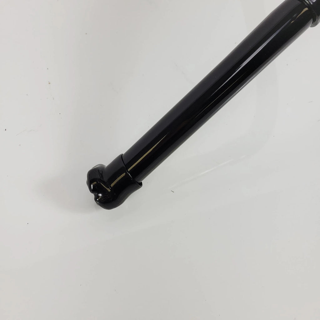 1-1/4" Gloss Black 12" Ape Hanger Handlebars for Harley (1" Clamping)