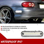 Set of 4 Clear Lens Side Marker Position Lamps for Mazda Miata MX-5