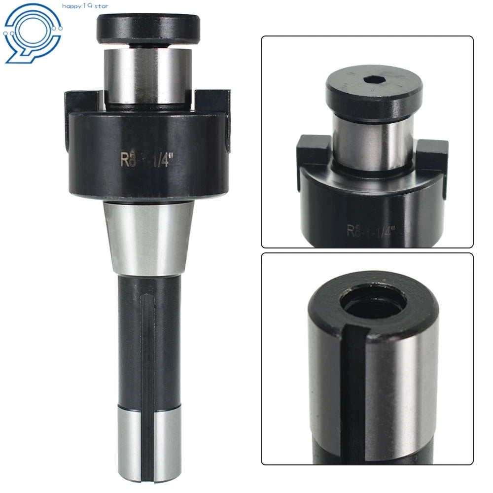 1-1/4" R8 Shank Shell Milling Arbor Adapter for Universal Use