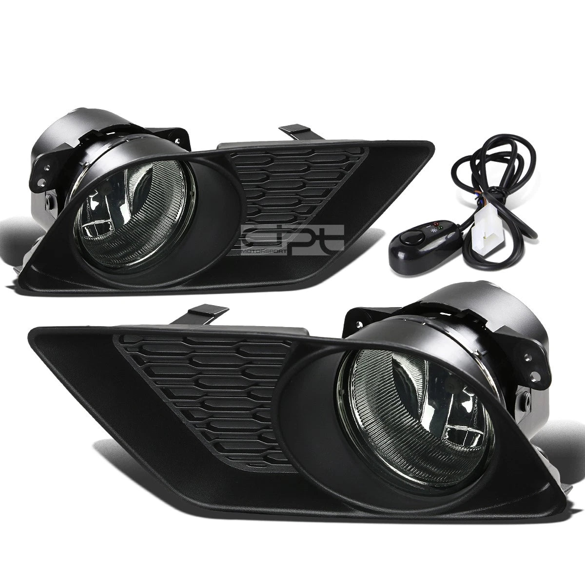 Fog Lights for Dodge Charger (2011–2014) OE Smoke Lens with Bulb & Switch