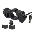 Motor Handlebar Lock for Bike Scooter ATV (Anti-Theft, Black)