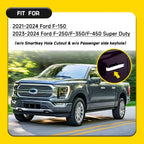 Gloss Chrome Door Handle Covers for Ford F150 (2021–2025)