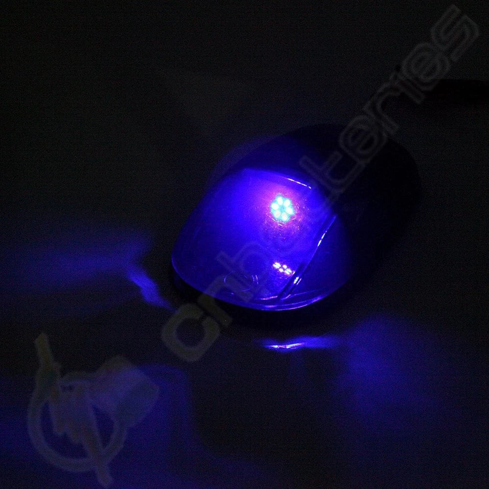 5 Smoke Cab Marker Covers + T10 LED Bulb for Dodge Ram (1999–2002)