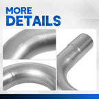 16Pcs 2.25" OD Mild Steel Mandrel Bend Exhaust System Pipes for