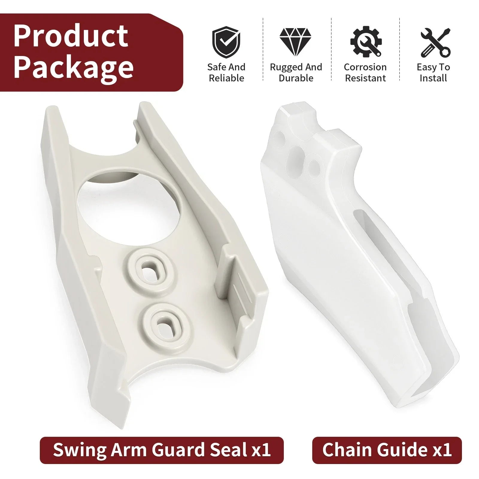 3x SWING ARM CHAIN GUARD GUIDE for Yamaha YZ125 YZ250 YZ490